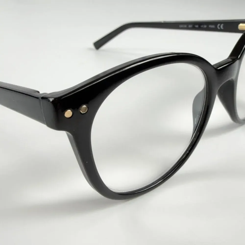 Kate Spade New York Kaylin 807 140 +1.50 Reading Glasses Black Round Womens